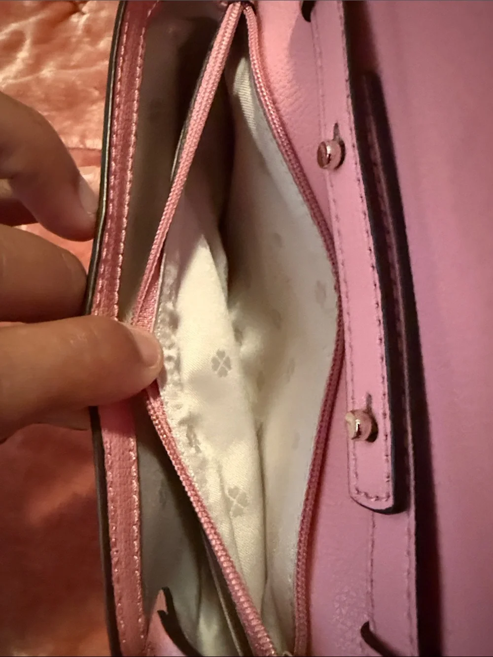 kate spade Pink Crossbody with Chain Strap